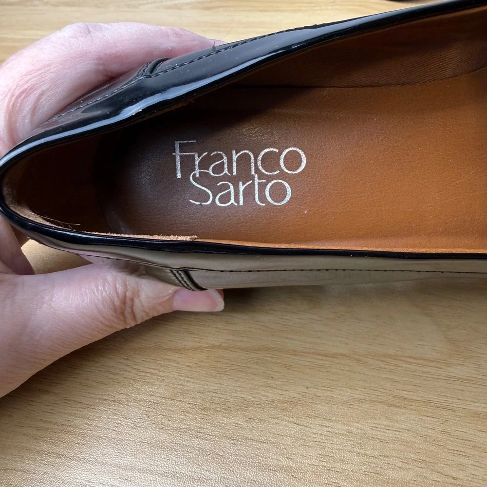 Franco Sarto Womens Cassandra Loafers 7.5 Dark Acedemia School Girl Grunge Goth